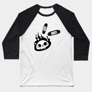 I'm ok I'm fine sarcastic skull harajuku Baseball T-Shirt